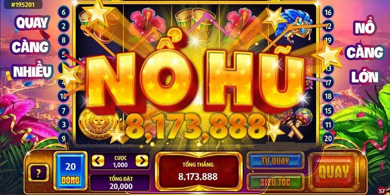 Giao diện của game nổ hũ tại nhà cái 8xBet được đầu tư đẳng cấp, thân thiện